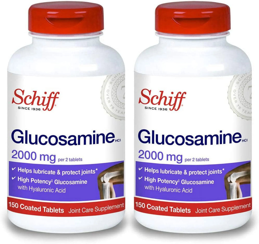 Glucosamine with Hyaluronic Acid 2000mg Joint Supplement 150 Count Pack of 2 A962688