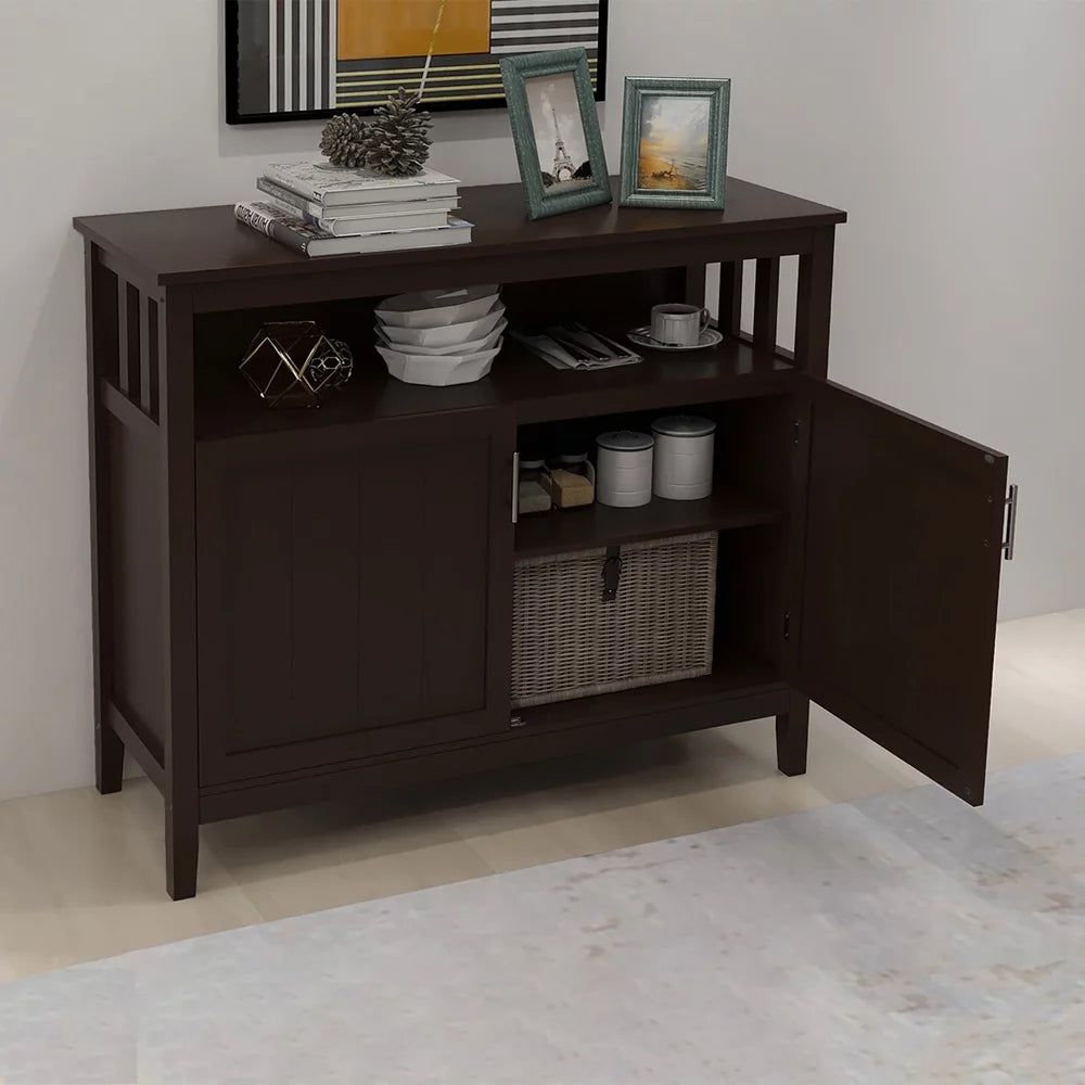 Buffet Cabinet with 2 Doors and Adjustable Shelf Z6307