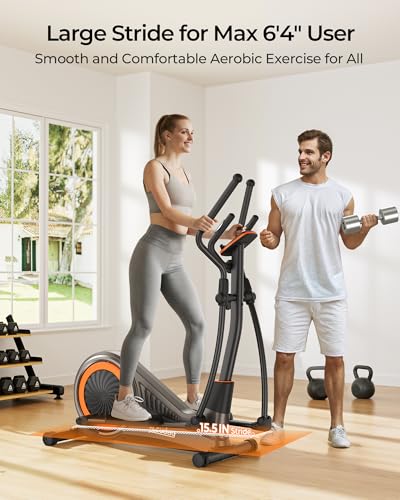Elliptical Exercise Machine with 16 Resistance Levels D7769