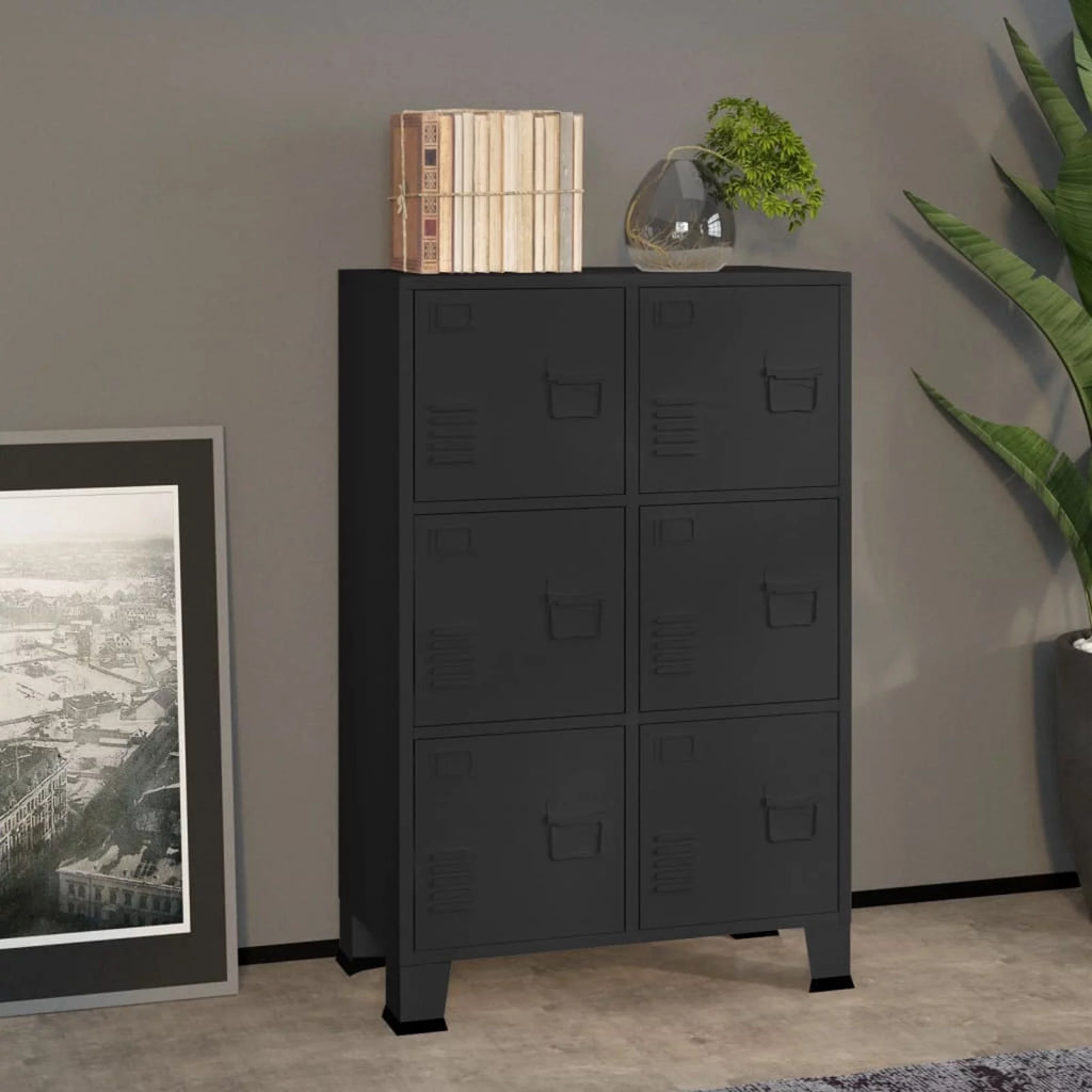 Industrial 6 Door Metal Storage Cabinet A59282