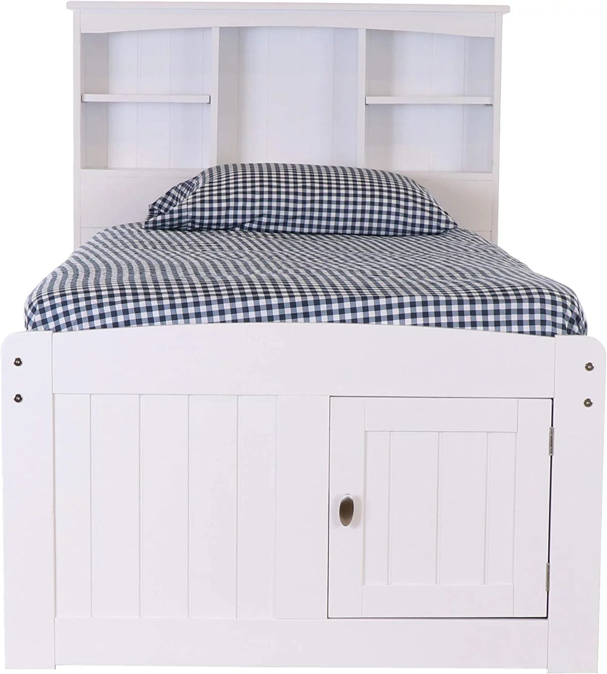 Full Size Bed Frame with Headboard and 6 Drawers K63260