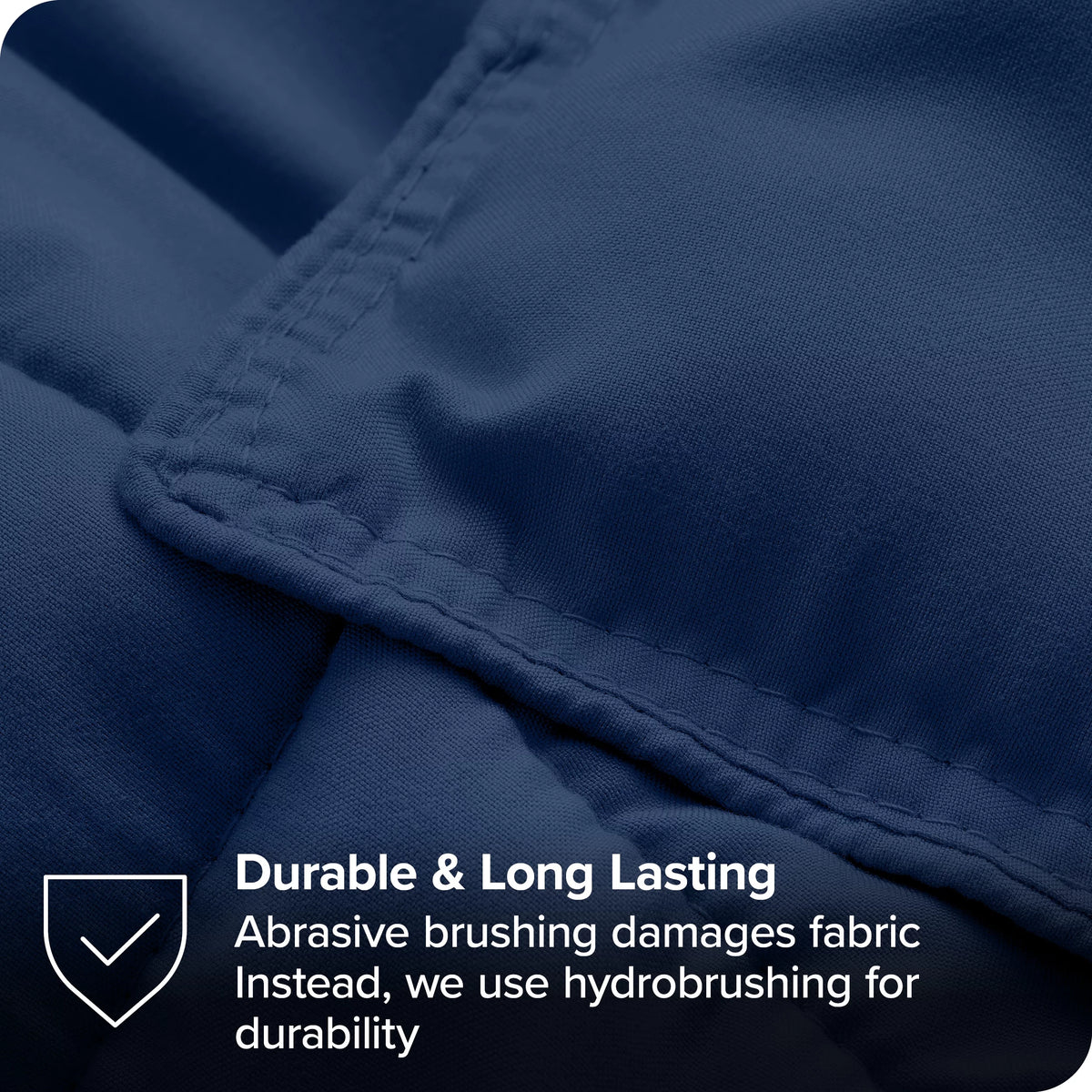 Queen Dark Blue Down Alternative Comforter Set D669