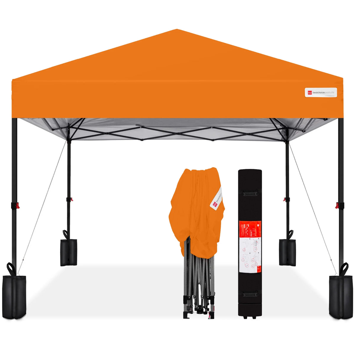 10x10ft Pop Up Canopy with Wheeled Case J15491