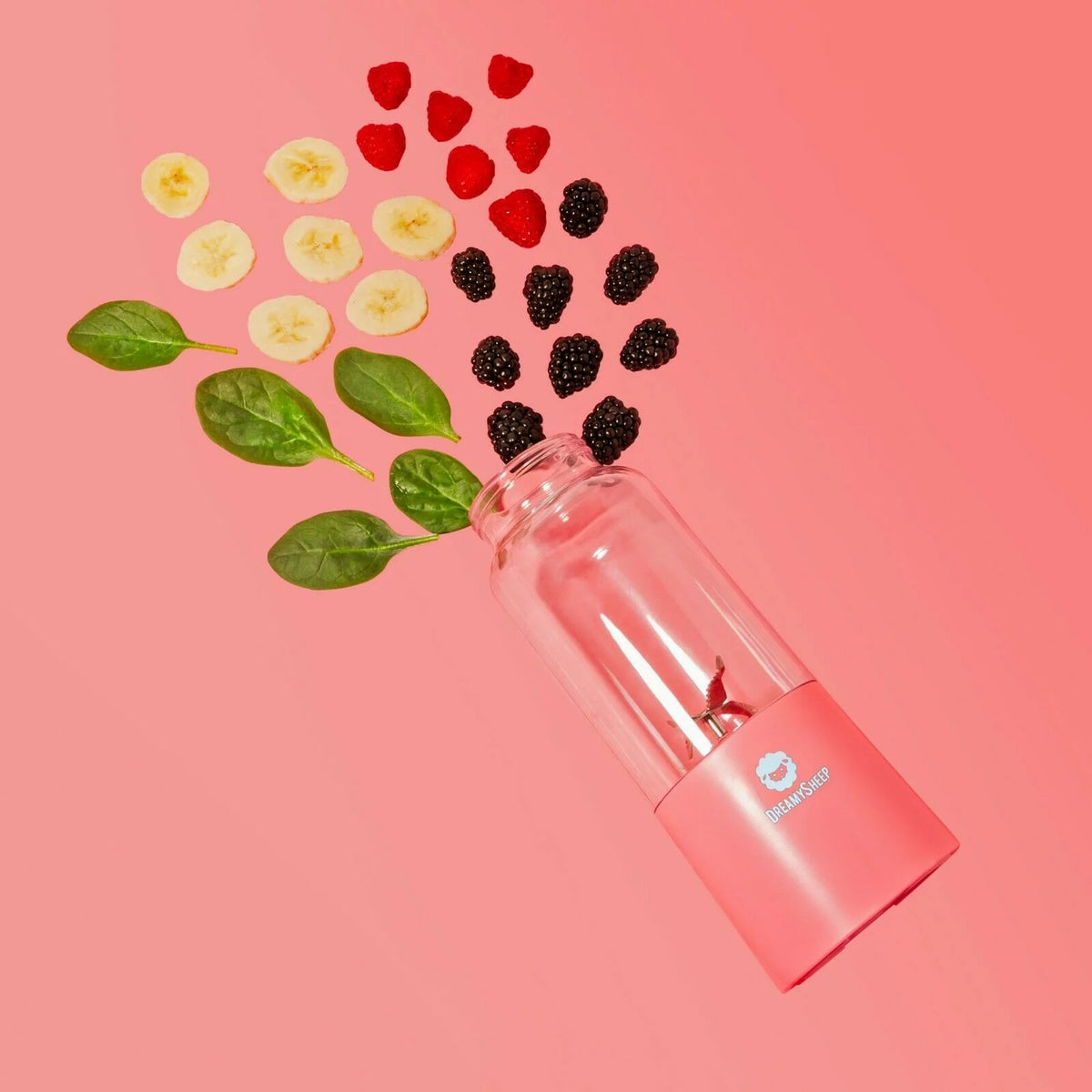Pink 17oz Portable Blender X399