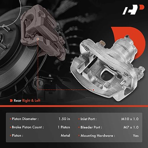 Disc Brake Caliper Assembly with Bracket Rear Right Passenger Side Y148