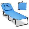 Beach Chaise Lounge Chair with Face Hole Pillows Z8277