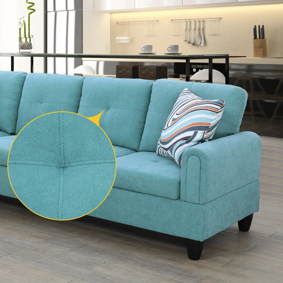 3 Piece Upholstered Sectional Y20099