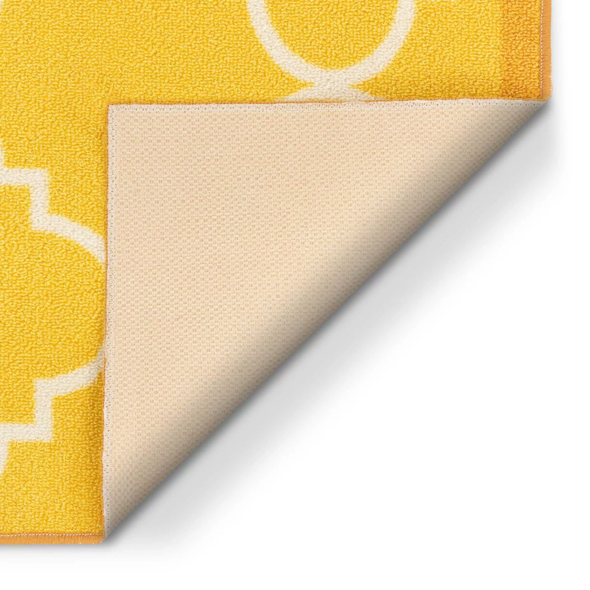 2' x 7' Non-Slip Yellow Rug I127653