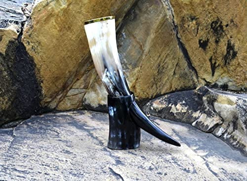 Viking Drinking Horn with Stand 4 pk N76650