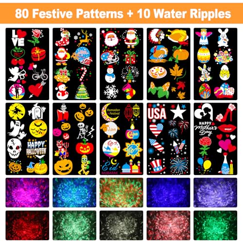 Halloween Projector Lights 8 Patterns W59697