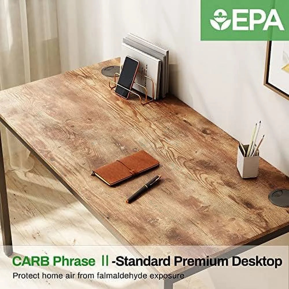 47 inch Teak Computer Desk I8052