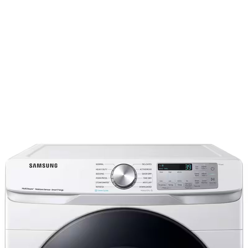 7.5 cu. ft. Vented Electric Dryer with Steam Sanitize in White X415