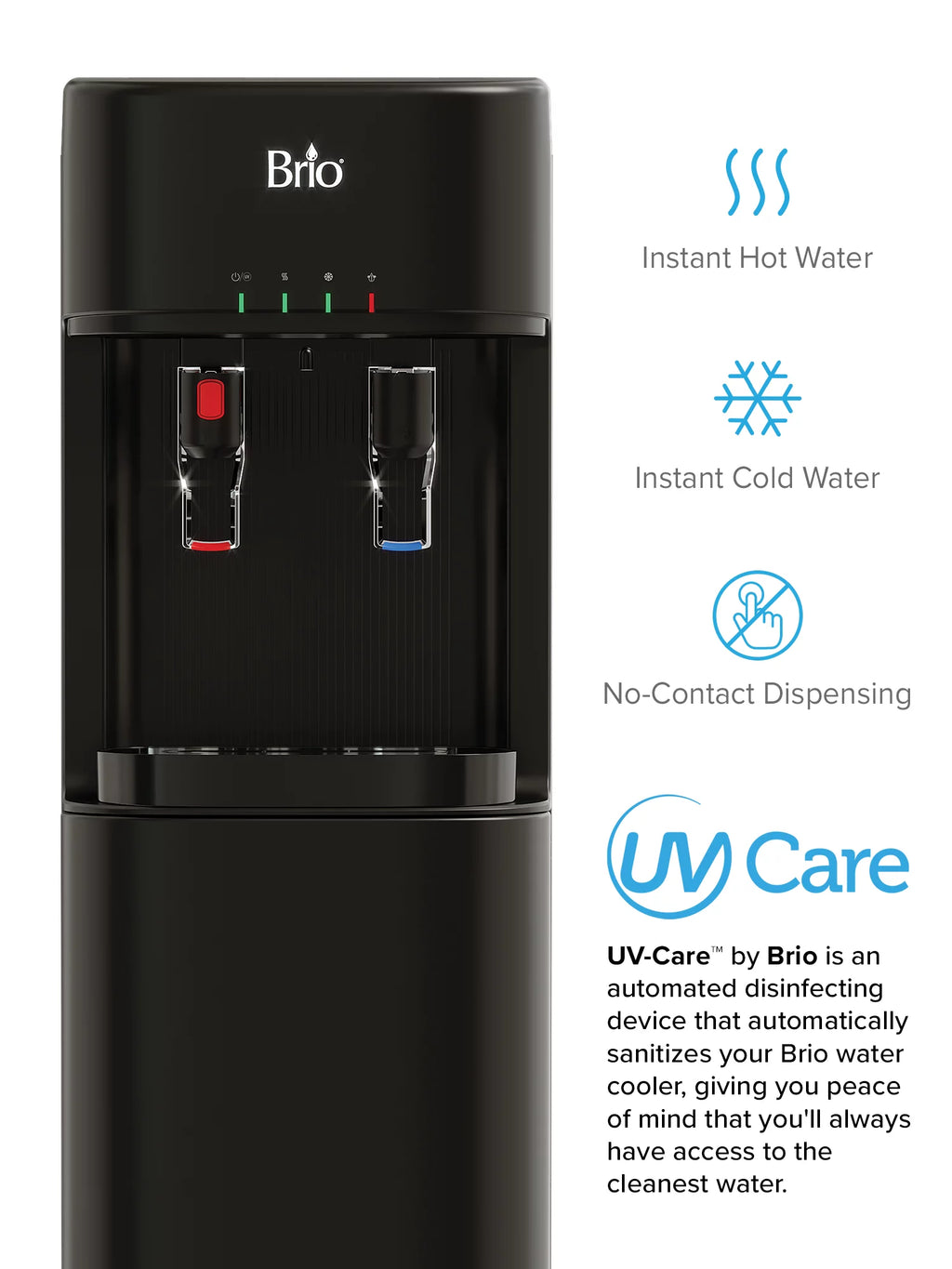 Bottleless Water Dispenser 4-Stage Filtration Hot & Cold U461