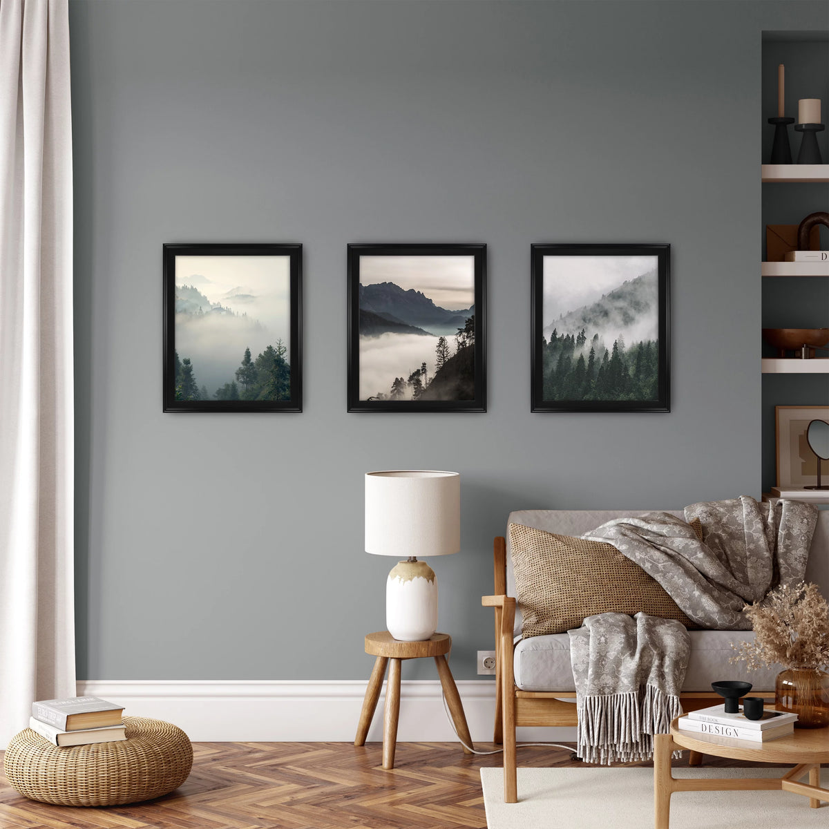 Black 16"x 20" Poster Frame Set of 3 K577