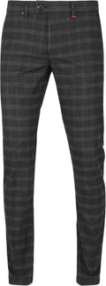Chino Check Dark Grey W 36 L 32 D3778