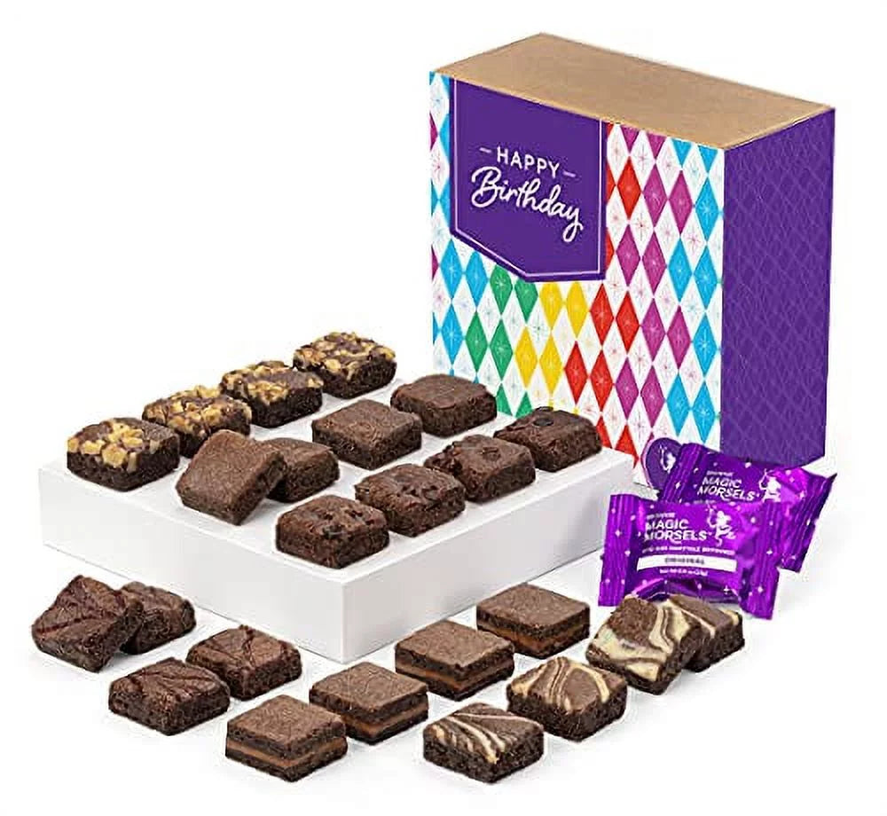 24 Individually Wrapped Gourmet Chocolate Food Gift Basket T48924