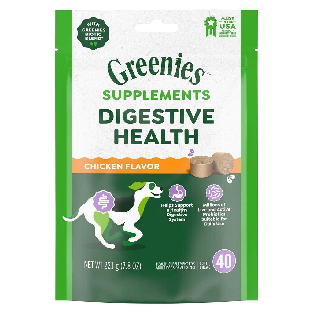 Probiotics Digestive Health Chicken Flavor Dog Supplements G33477