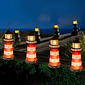 5 Pack Solar Garden Lights Outdoor Waterproof Red M6533
