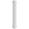 10"W x 9'H Square Non-Tapered Raised Panel PVC Column Wrap Kit S6990