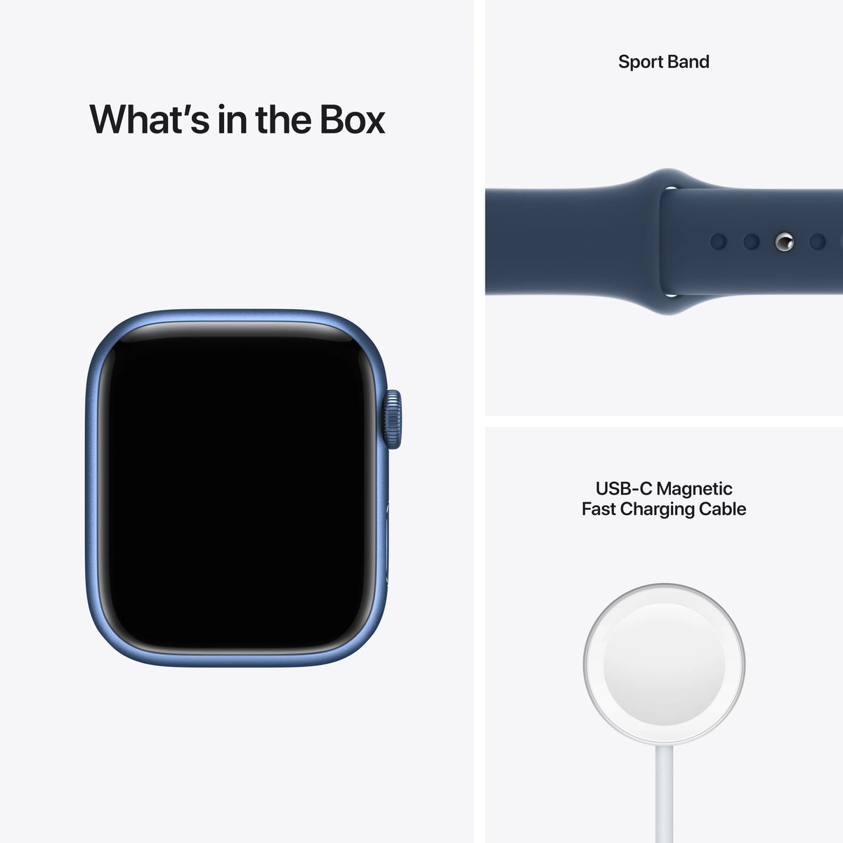45mm Blue Aluminum Case with Sport Band V11778