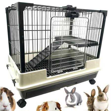 Small Animal Pet Cage with Platform & Ramp T93949