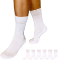 Cotton Diabetic Crew Socks 6 Pair S77955