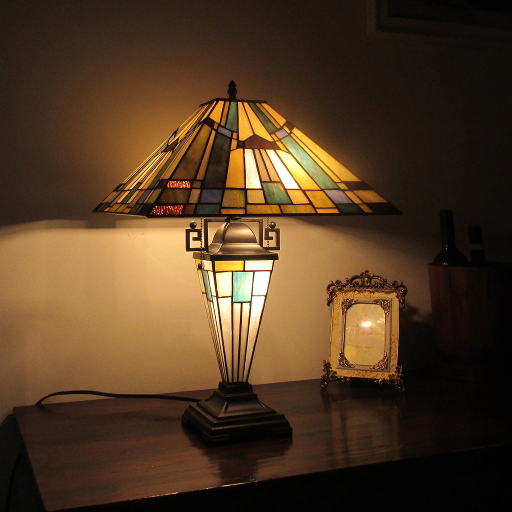 2 Light Table Lamp 16" Shade P186449