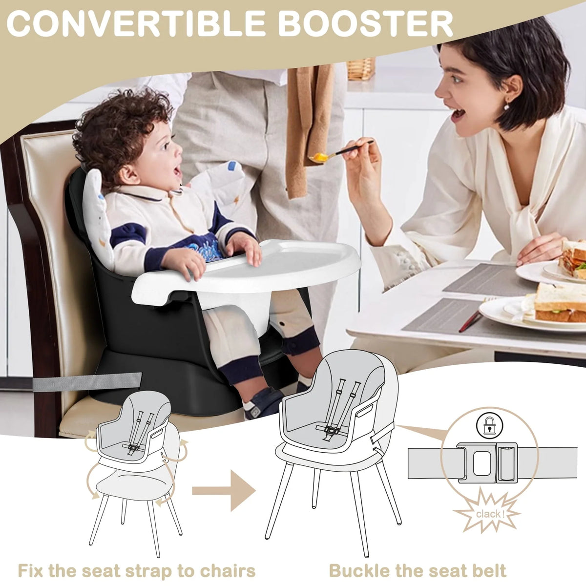 8 in 1 Baby High Chair B2299