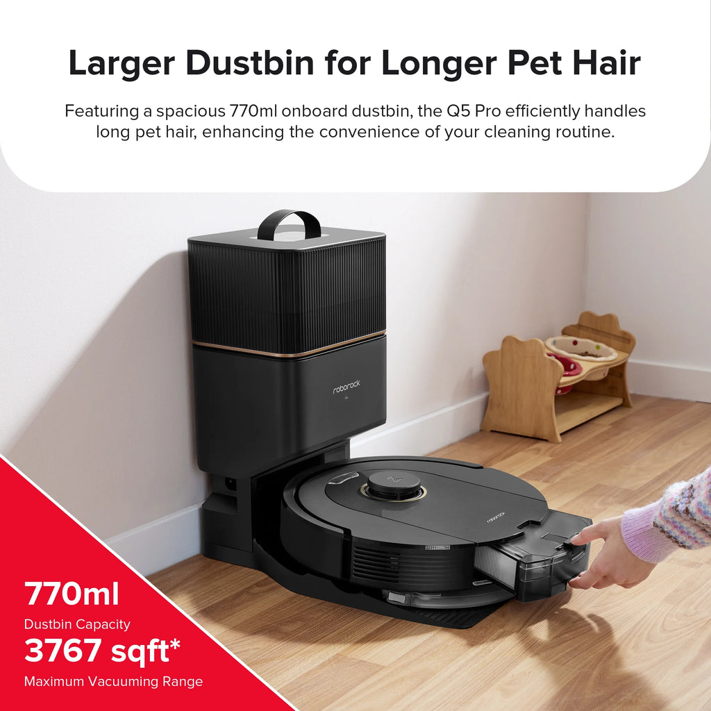 Robot Vacuum and Mop with Auto-Empty Dock H406
