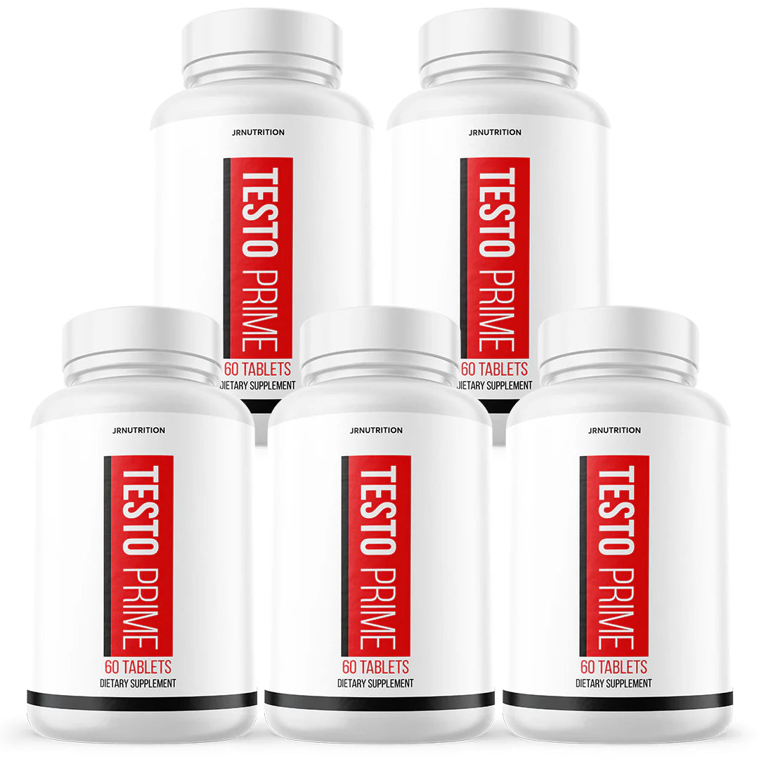 Testo Prime Capsules Supplement 5 Bottles X662214