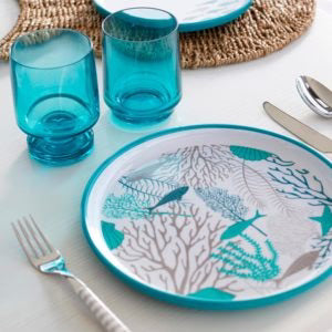 6 Pcs Turquoise Wine Cup Set X69498