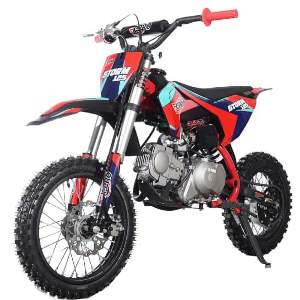 125cc Dirt Bike with Automatic Transmission, Electric Start, 14/12 Tires F7892