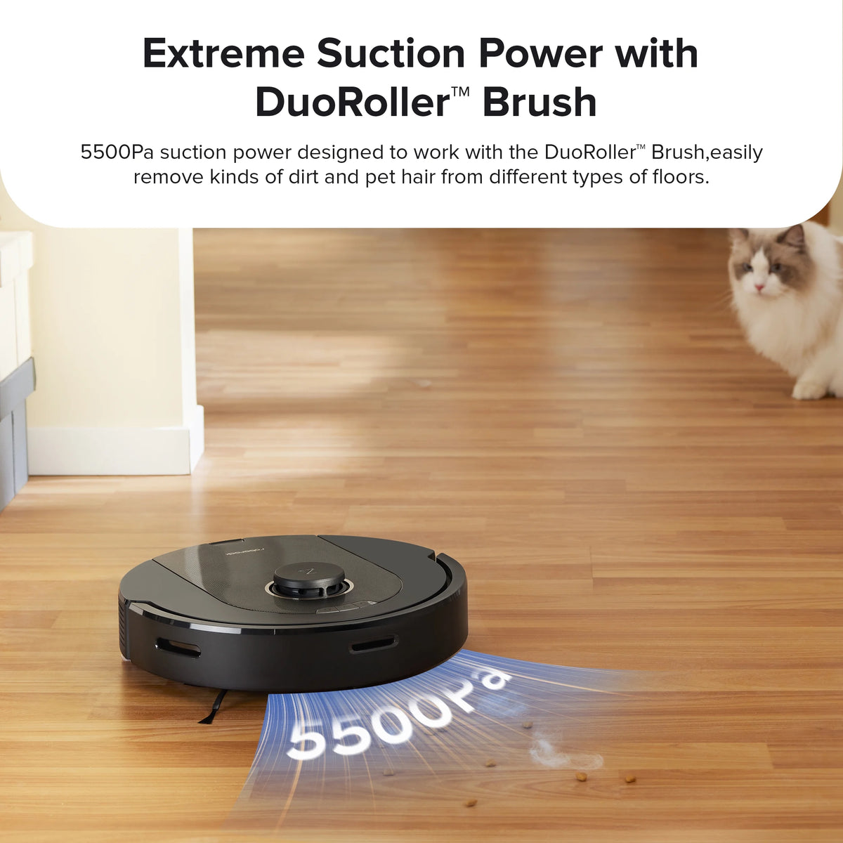 Robot Vacuum and Mop with Auto-Empty Dock H406