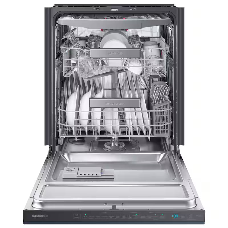 24 in. Navy Steel Smart Built-in Tall Tub Dishwasher with Stainless Steel Tub Z33528