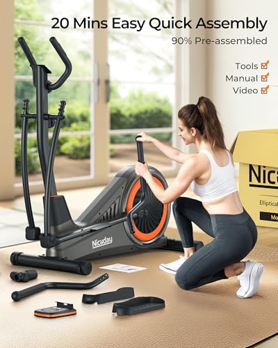 Elliptical Exercise Machine with 16 Resistance Levels D7769