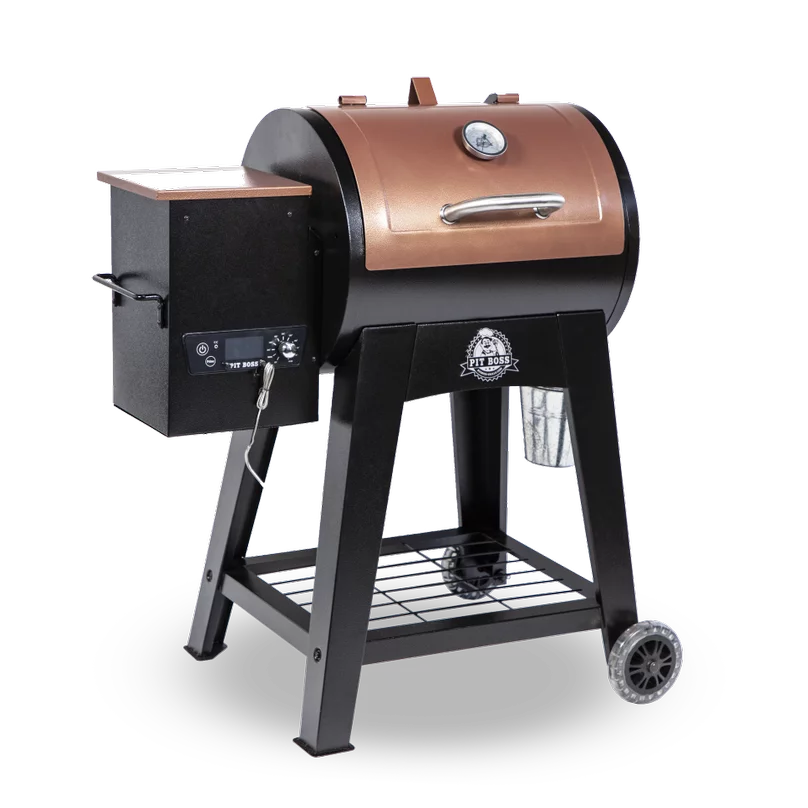 Wood Pellet Grill With Flame Broiler and Meat Probe W8344