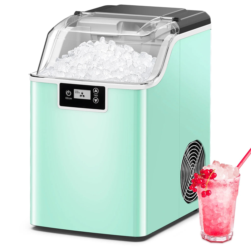 Black Portable Countertop Ice Maker with Basket & Scoop N917940