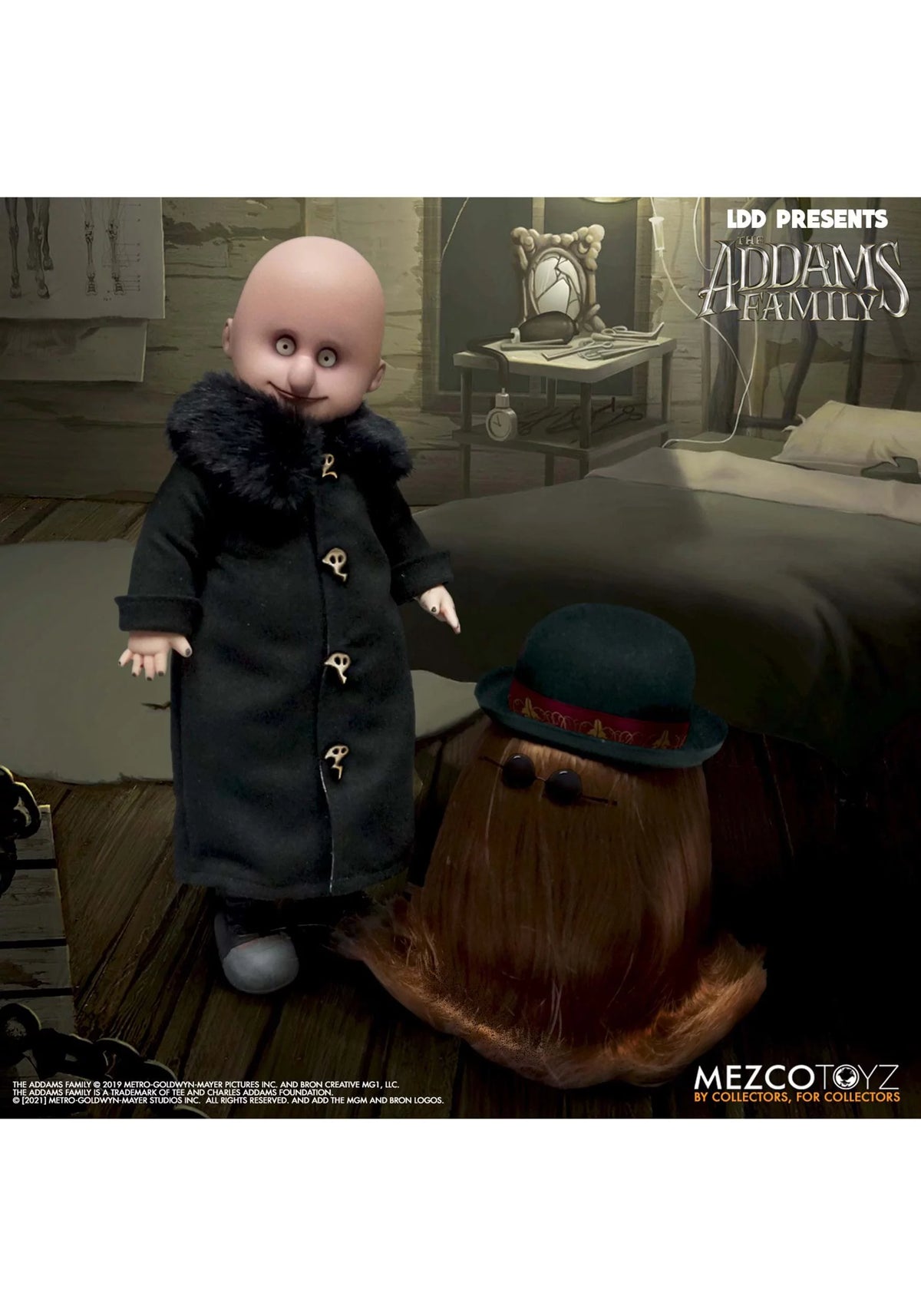 Living Dead Dolls The Addams Family Fester and It H41056