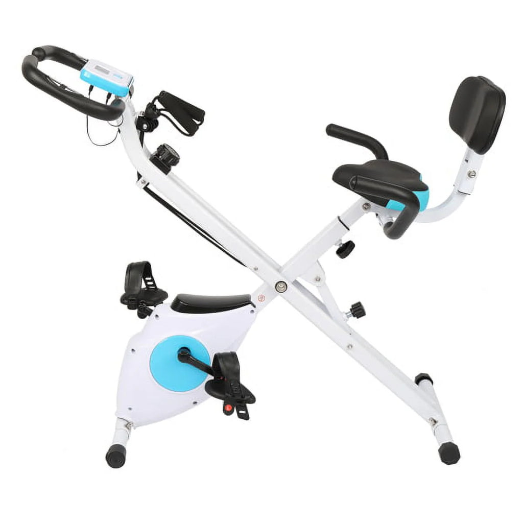 White Folding Exercise Bike W647