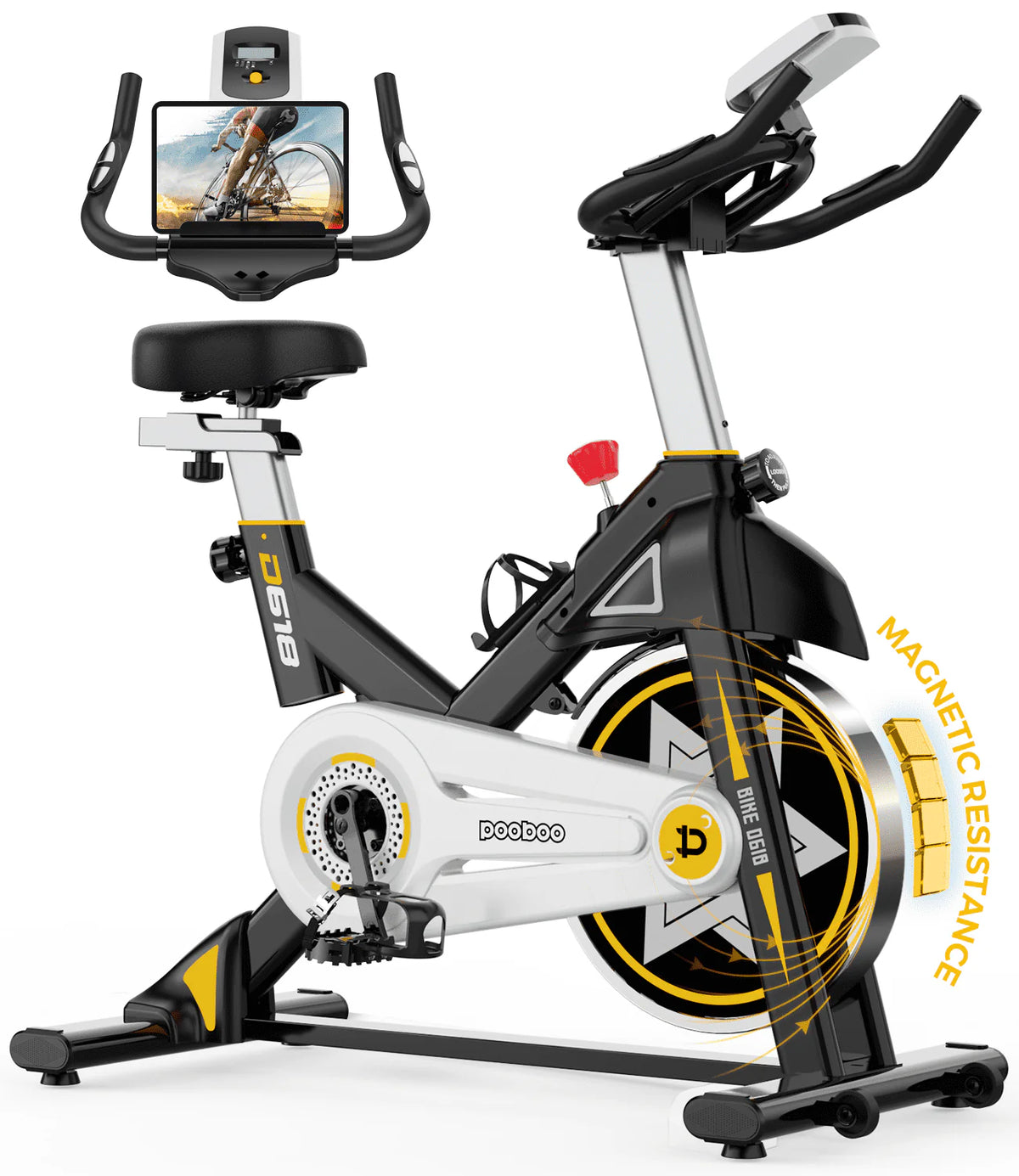 Indoor Cycling Bike with Silent Magnetic Resistance N589