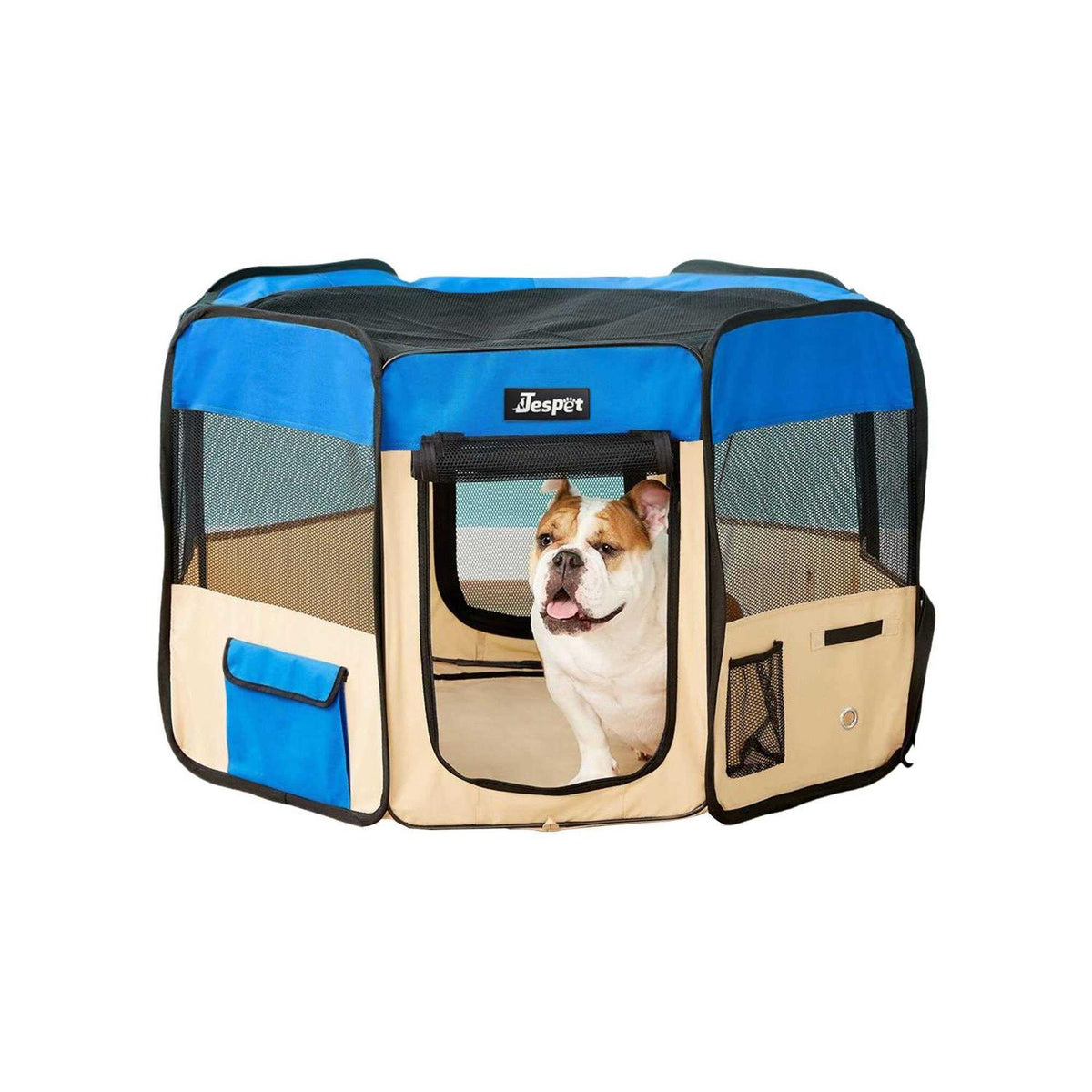 Portable Dog Exercise Pet Soft-Side Playpen D99411