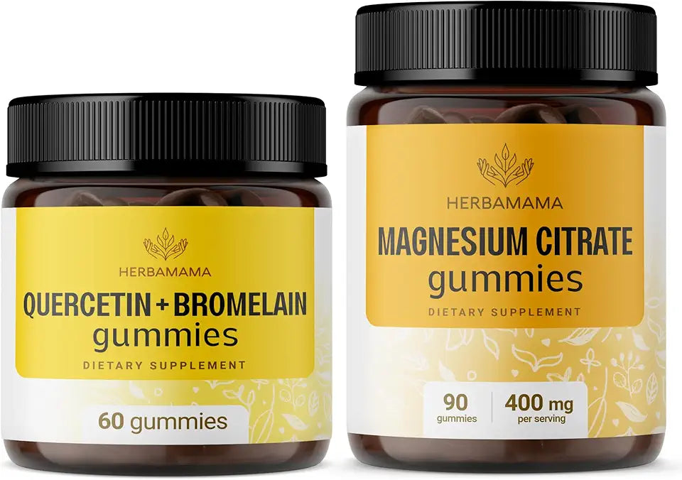 Quercetin with Bromelain and Magnesium Citrate Gummies 2 Pack S10971