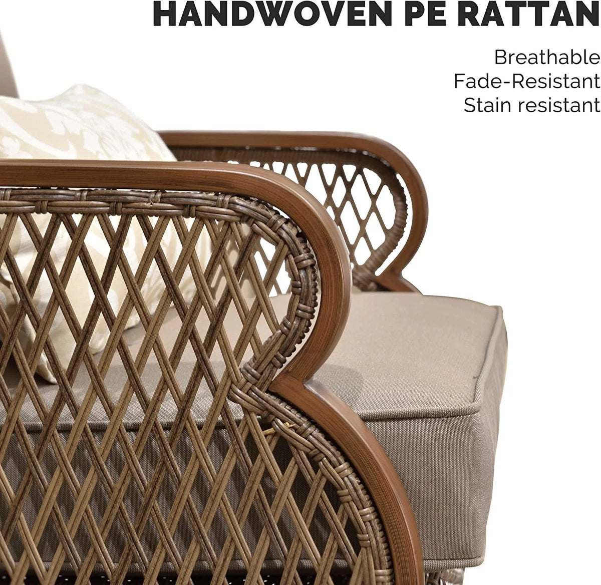 11-Piece All-Weather Rattan Patio Furniture Set T7510