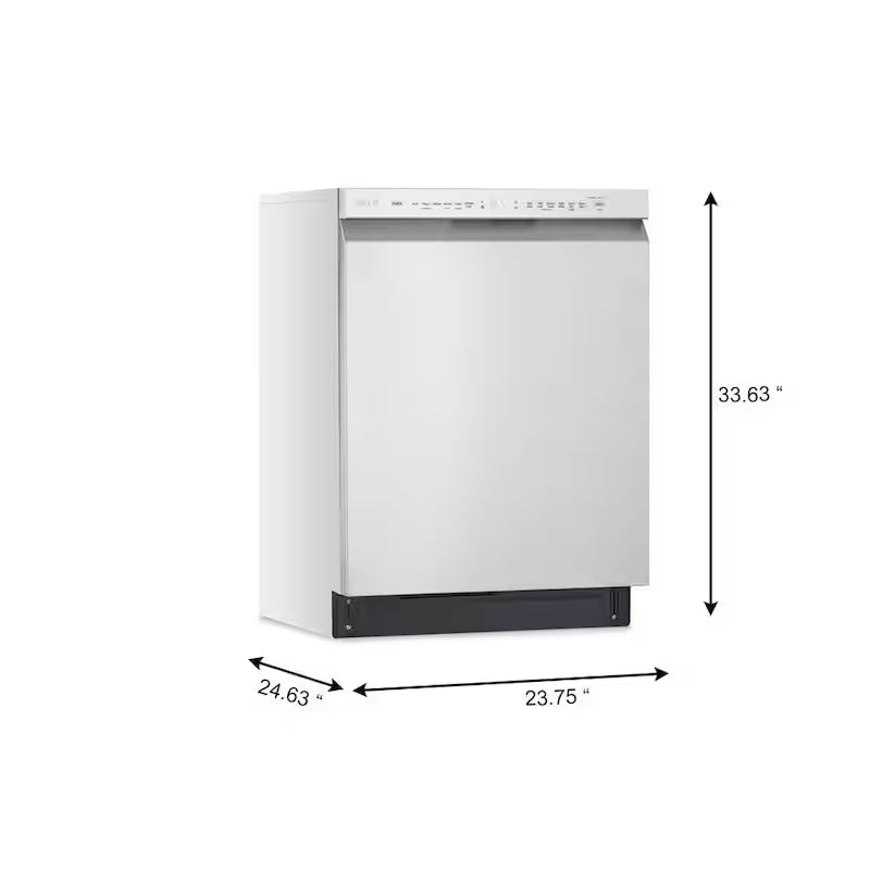 Stainless Steel Front Control Dishwasher with 3rd Rack W710313