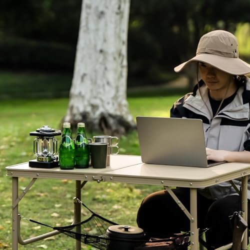 2Ft Adjustable Aluminum Folding Camping Table G12750
