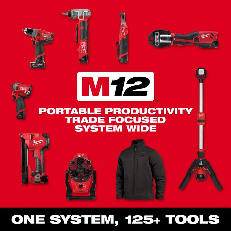 12V Brushless Cordless 1/2 in. Right Angle Impact Wrench with 1.5 Ah Battery Pack M698