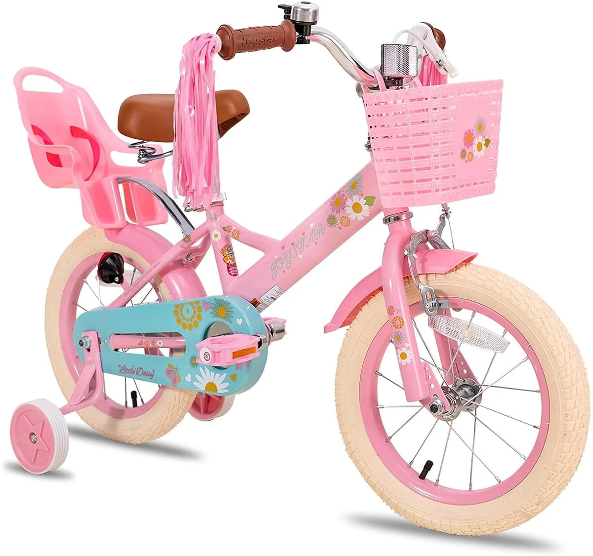 14 Inch Kids Bike with Training Wheels Blue J32613