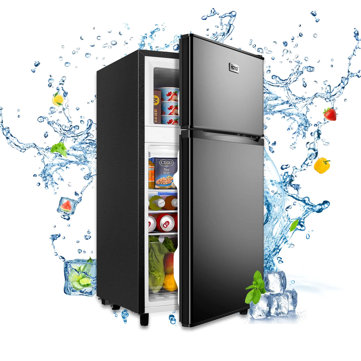 3.5 Cu ft Two Door Mini Fridge F720929