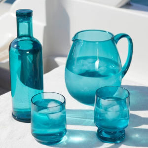 6 Pcs Turquoise Wine Cup Set X69498