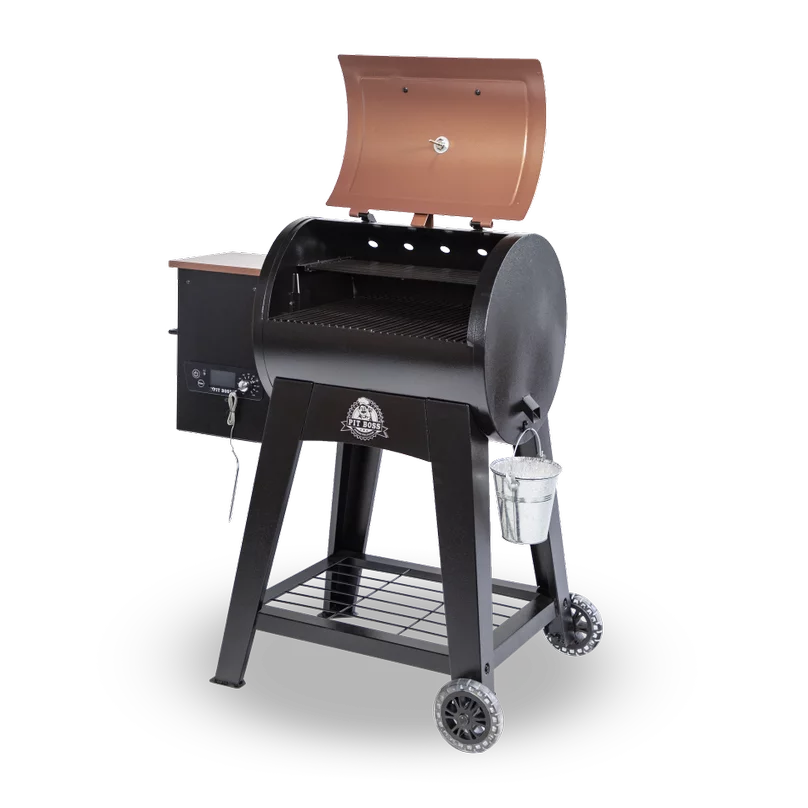 Wood Pellet Grill With Flame Broiler and Meat Probe W8344